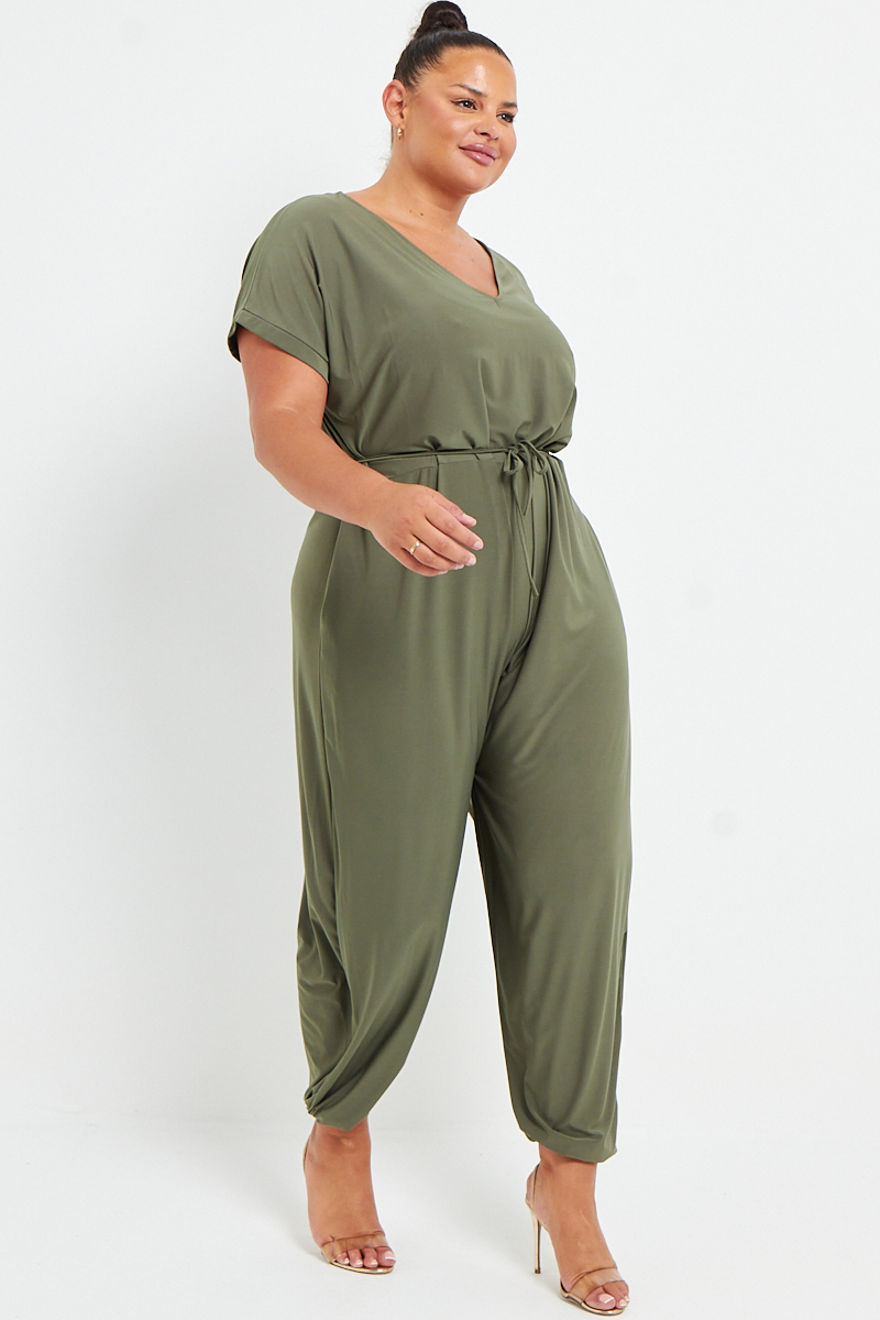 Plus size khaki skirt cheap jumpsuit